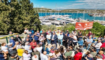 İzmir Sığacık'ta yat limanı protestosu