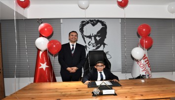 Küçük başkandan Filistin mesajı