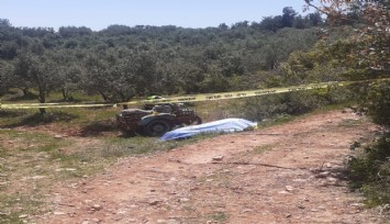 Manisa'da kullandığı motosikletin altında kalan çiftçi hayatını kaybetti