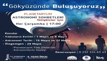 Planetaryumda astronomi sohbetleri başlıyor