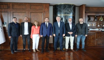 TSYD İzmir yönetiminden İzmir Ticaret Odası'na ziyaret