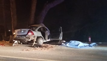 Urla'da korkunç kaza: 2 ölü, 1 ağır yaralı
