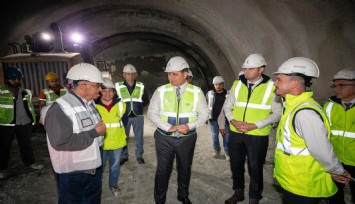 Buca-Bornova Tüneli’nde kazıların yüzde 70’i tamamlandı
