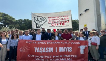 İzmir'de 1 Mayıs coşkulu başladı: İşçiler Gündoğdu Meydanı'nı doldurdu