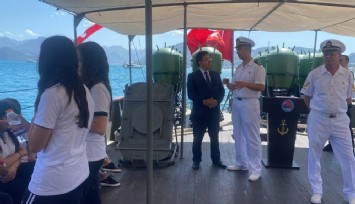 TCG Nusret Müze Gemisi Marmaris’te ziyarete açıldı
