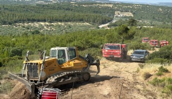 Bergama’daki orman yangını kontrol altına alındı