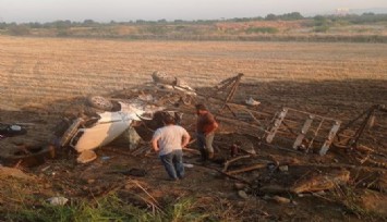 Manisa'da otomobil tarlaya uçtu: 1 kişi hayatını kaybetti