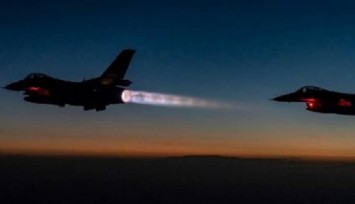 Irak’ın kuzeyine düzenlenen hava harekatı ile 25 hedef imha edildi