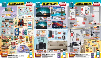 A101’e valiz, koltuk, süpürge geliyor! 3 Ekim 2024 A101 aktüel kataloğu
