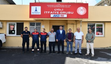 Başkan Yıldız’dan Çiğli itfaiyesine anlamlı ziyaret