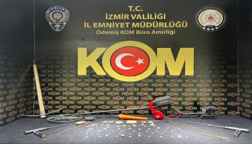 İzmir'de tarihi eser kaçakçısına operasyon