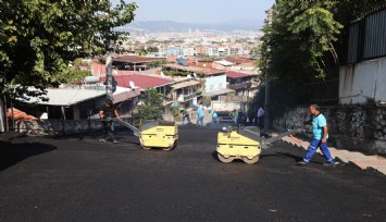 Konak’ın yolları yenileniyor: Asfalt çalışmaları hızlandı