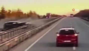 Ankara-Eskişehir yolunda ters yönde giden otomobil, karşıdan gelen araçla çarpıştı: 1 ölü, 3 yaralı