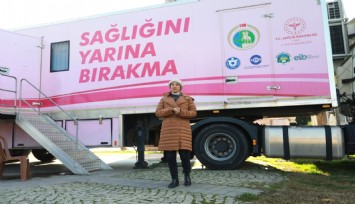 Başkan Ceritoğlu Sengel’den gezici sağlık tırına farkındalık ziyareti