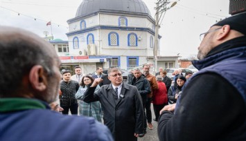 Başkan Tugay’dan Ballıkuyu mesajları:  Kentsel dönüşüm sürecinin daha hızlı olması için çalışacağız