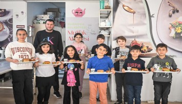 Bornova'da Minik Şefler yarıyıl tatilinin keyfini çıkarıyor