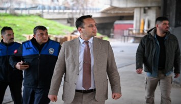 Bornova’da viyadükaltı pazaryerine düzenleme