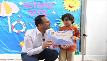 Bornovalı miniklerin tatil heyecanı