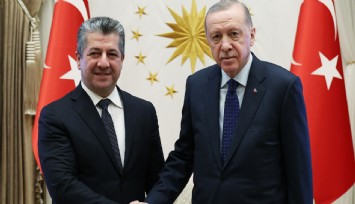 Cumhurbaşkanı Erdoğan, IKBY Başbakanı Mesrur Barzani’yi kabul etti