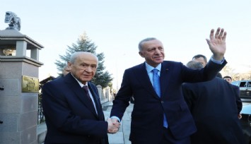 Cumhurbaşkanı Erdoğan, MHP Lideri Bahçeli ile bir araya geldi