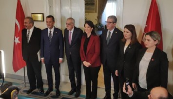 DEM Parti heyeti CHP ile bir araya geldi