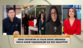 Ferdi Tayfur'un eski eşi Necla Nazır, Ferdi Tayfur'un cenazesinde yaşanan gerilim hakkında konuştu