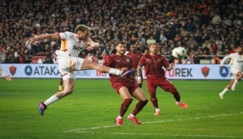 Galatasaray, Hatay'da takıldı: 1-1