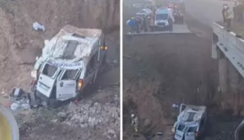 İstanbul'da servis minibüsü dere yatağına uçtu: 2 ölü, 13 yaralı