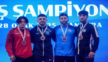 İzBB'nin güreş takımından büyük gurur: Başkentten madalyalar ile döndüler