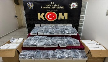 İzmir'de 14 bin 95 adet kaçak gözlük ele geçirildi