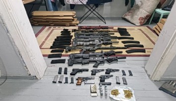 İzmir'de silah operasyonu: 15 gözaltı