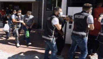 İzmir'de suç örgütlerine operasyon:  11 kişi tutuklandı