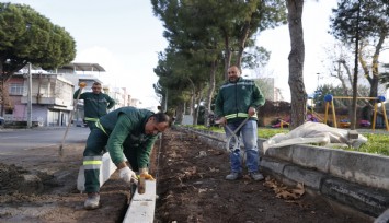 Yenilenen Konak: Asfalt ve kaldırım çalışmaları hız kesmiyor