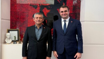 CHP İzmir İl Başkanı Çağatay Güç'ten Özgür Özel'e ziyaret