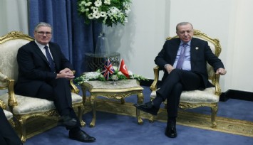 Erdoğan, Mısır'da dünya liderleriyle buluştu