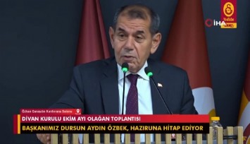 Dursun Özbek: 'Galatasaray Adası satılamaz'