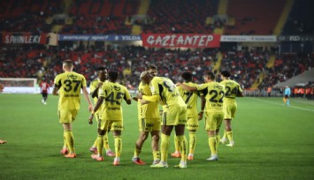 Fenerbahçe Gaziantep'te farka koştu: 0-4