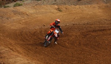Fethiye'de motokros heyecanı