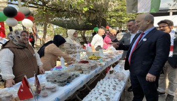 Gazze için İzmir'de ''Hayır çarşısı'' kuruldu
