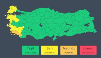 İçişleri Bakanlığı uyardı: ''Şiddetli sağanağa karşı tedbirli olun''
