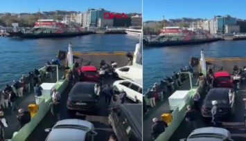 İstanbul'da feribot iskeleye çarptı