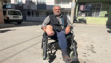 İzmir’de ayağı ampute edilen Muzaffer Amca protez için yardım bekliyor