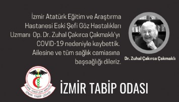 İzmir’de bir doktor daha Koronavirüs kurbanı oldu