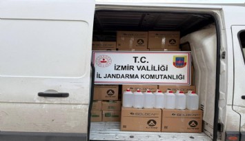 Karşıyaka’da jandarmadan kaçak içki operasyonu: 1 milyon TL’lik etil alkol ele geçirildi