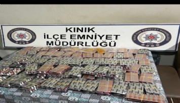 Kınık'ta uyuşturucu'ya geçit verilmedi: Çiftlik evinde binlerce hapla yakalandı