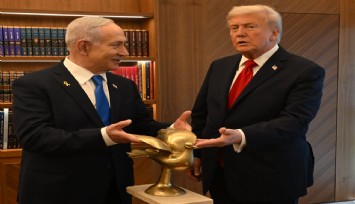 Netanyahu, Trump'a ''Altın Güvercin'' hediye etti