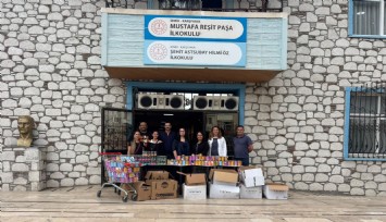 Öğrenciler, tedavi gören kediler için 2 bin kutu mama topladı