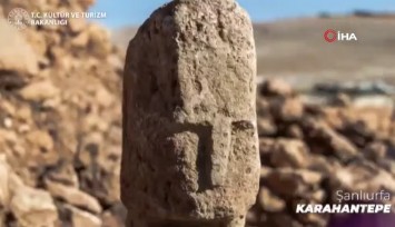 Karahantepe’de insan yüzlü dikilitaş bulundu