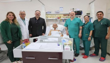 Tepecik Hastanesi'nde 100'üncü kapalı kalp ameliyatı yapıldı