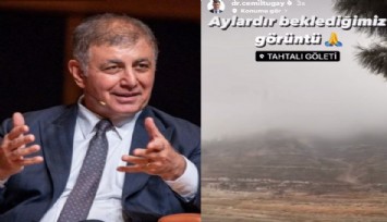 Tugay'dan yağmurlu günde 'Tahtalı' paylaşımı: 'Aylardır beklediğimiz görüntü'